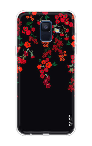 Floral Deco Soft Cover For Samsung A6