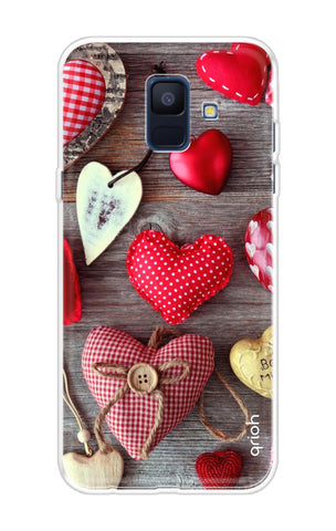 Valentine Hearts Soft Cover for Samsung A6