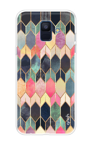 Shimmery Pattern Soft Cover for Samsung A6