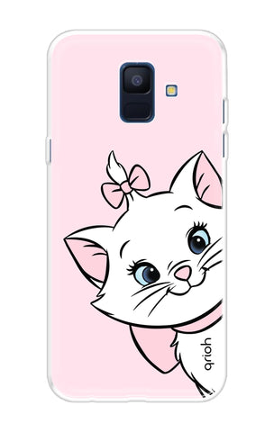 Cute Kitty Soft Cover For Samsung A6
