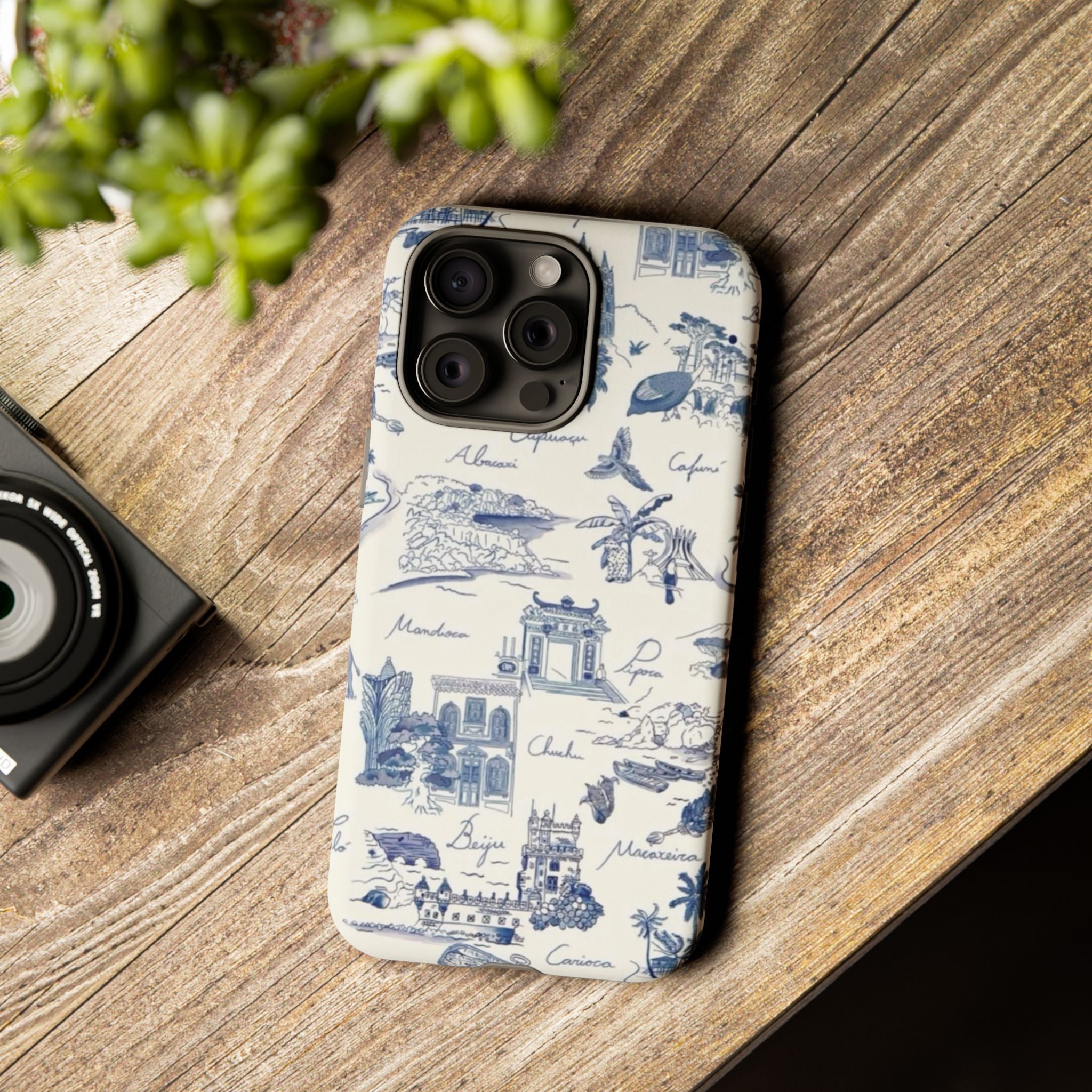 Crimson Bloom Tough Case  Available For All iPhone Models