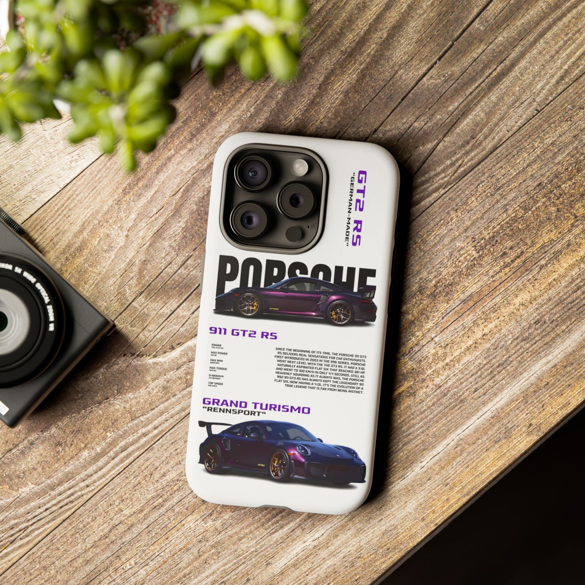 Violet Velocity Tough Case  Available For All iPhone Models