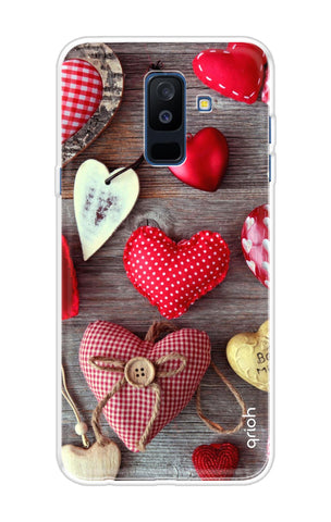 Valentine Hearts Soft Cover for Samsung A6 Plus
