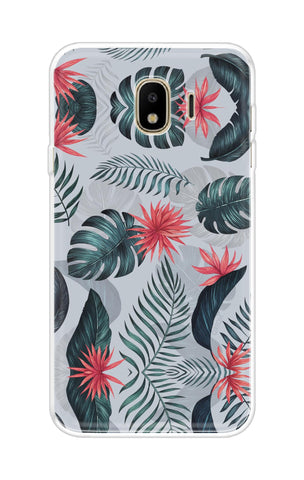 Retro Floral Leaf Soft Cover for Samsung J4