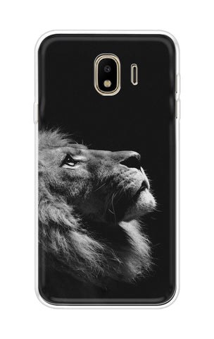 Lion Looking to Sky Soft Cover for Samsung J4