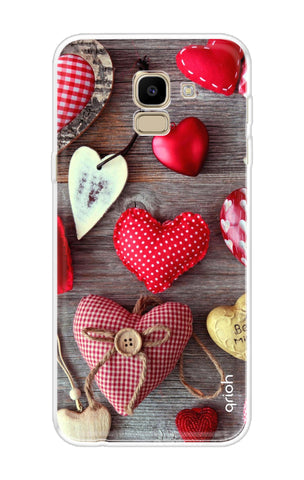 Valentine Hearts Soft Cover for Samsung J6