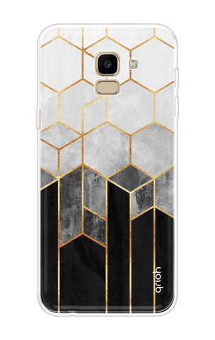 Hexagonal Pattern Soft Cover for Samsung J6