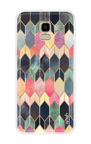Shimmery Pattern Soft Cover for Samsung J6