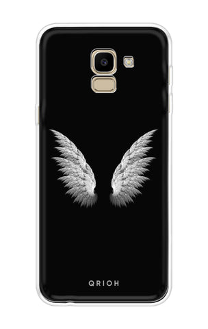 White Angel Wings Soft Cover for Samsung J6
