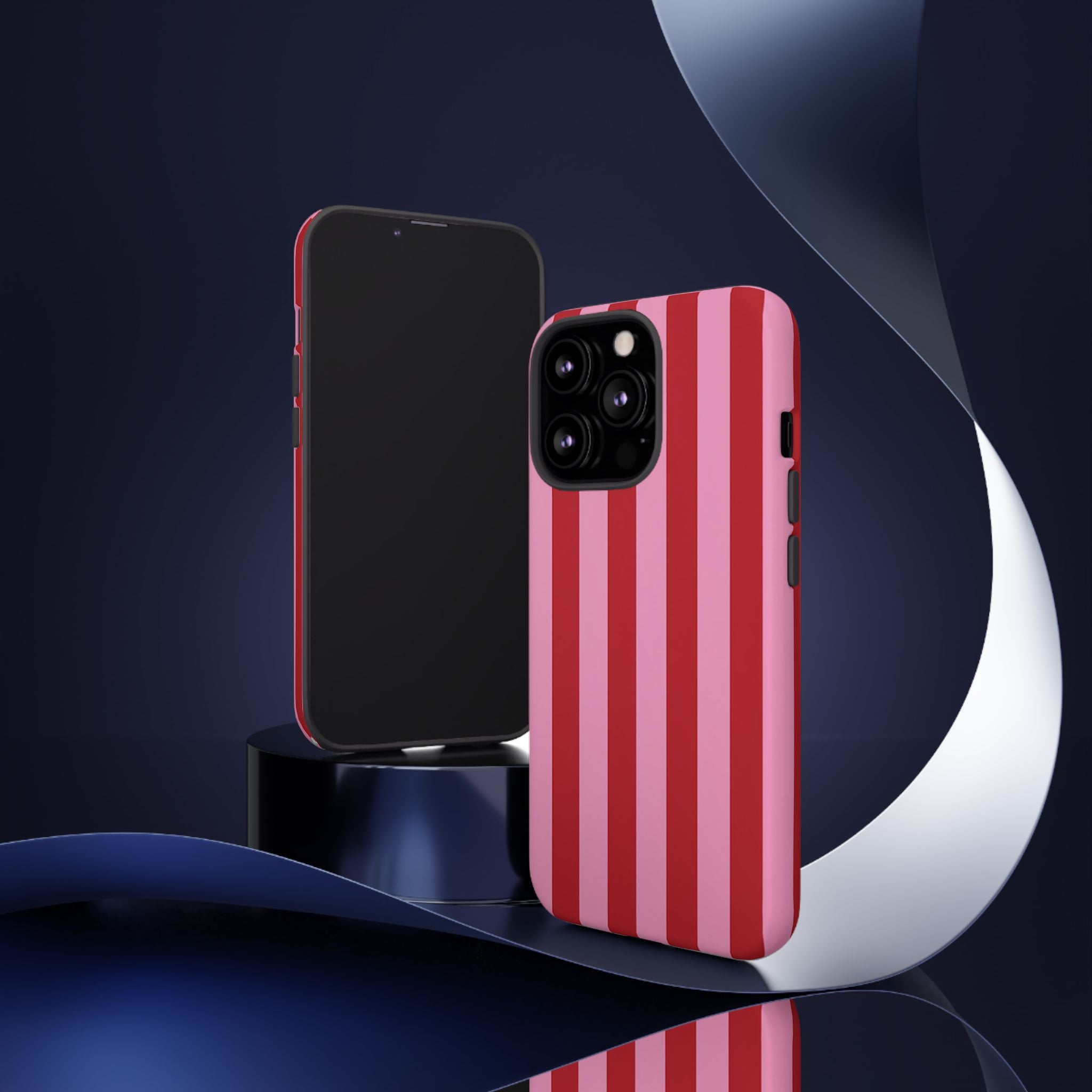 Rose Stripes Tough Case  Available For All iPhone Models