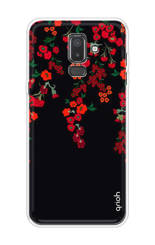 Floral Deco Soft Cover For Samsung J8