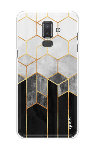 Hexagonal Pattern Soft Cover for Samsung J8