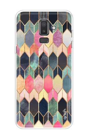Shimmery Pattern Soft Cover for Samsung J8