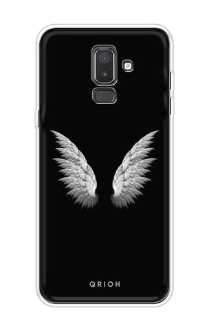 White Angel Wings Soft Cover for Samsung J8