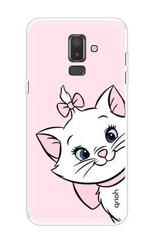 Cute Kitty Soft Cover For Samsung J8