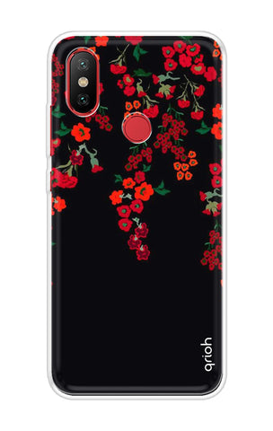 Floral Deco Soft Cover For Xiaomi Mi A2