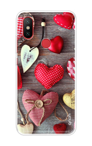 Valentine Hearts Soft Cover for Xiaomi Mi A2