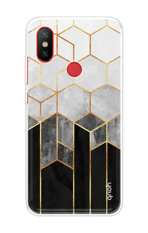 Hexagonal Pattern Soft Cover for Xiaomi Mi A2