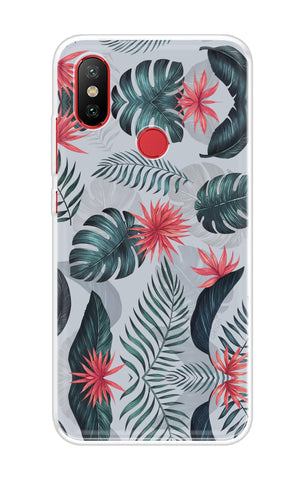Retro Floral Leaf Soft Cover for Xiaomi Mi A2