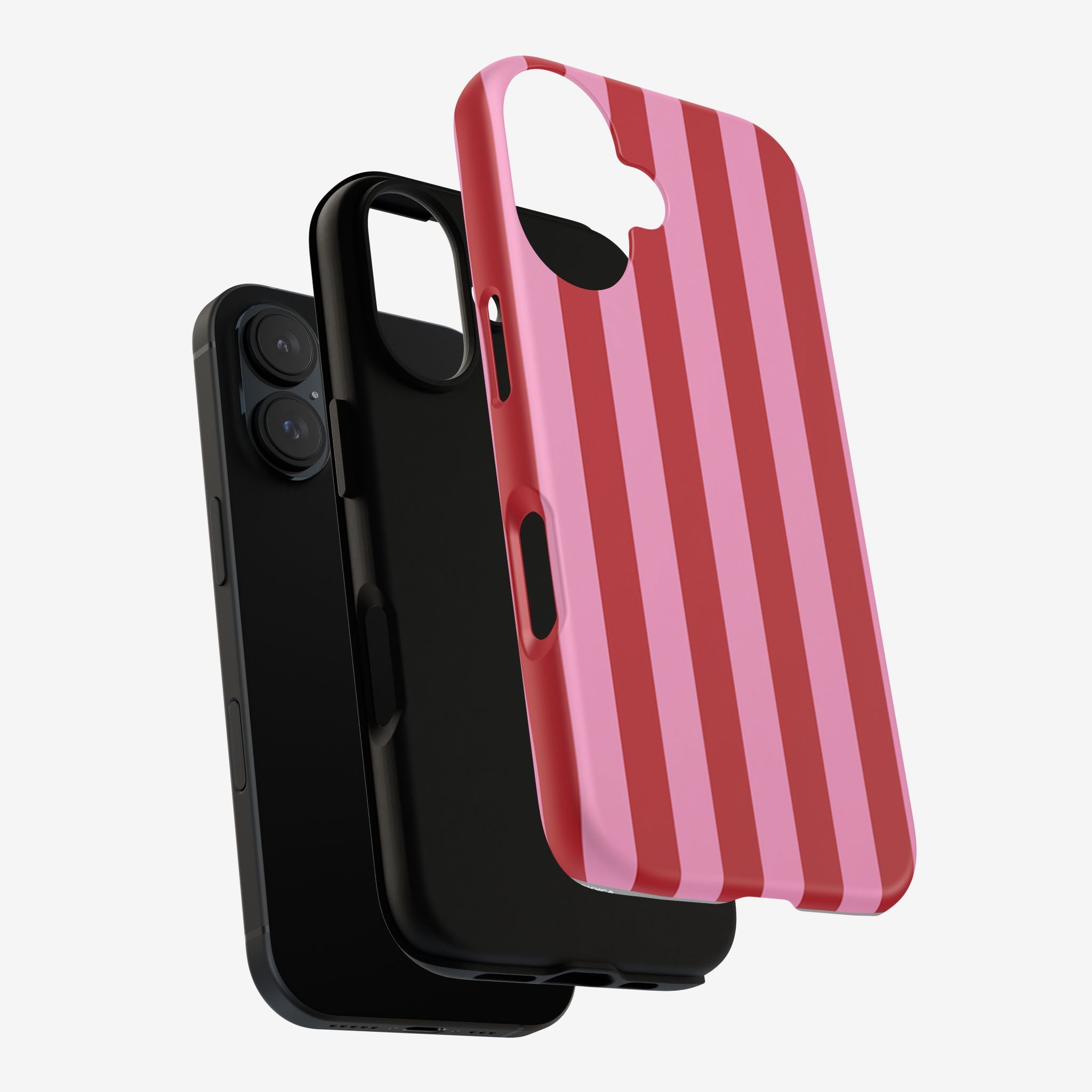 Rose Stripes Tough Case  Available For All iPhone Models