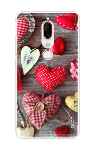 Valentine Hearts Soft Cover for Nokia X6