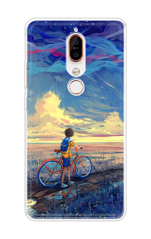 Riding Bicycle to Dreamland Soft Cover for Nokia X6