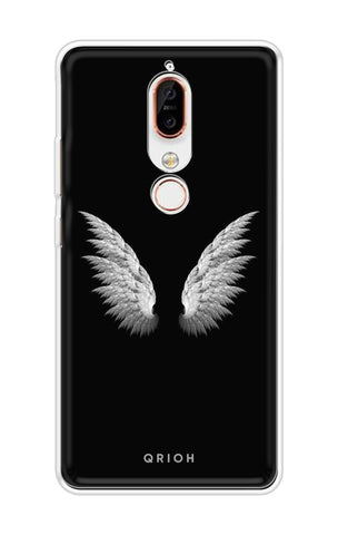 White Angel Wings Soft Cover for Nokia X6