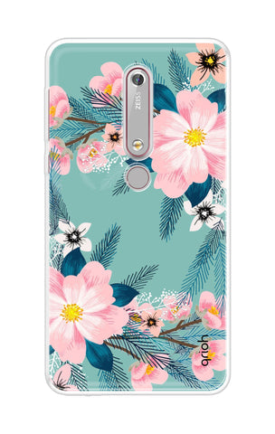 Wild flower Soft Cover for Nokia 6.1