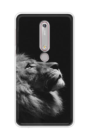 Lion Looking to Sky Soft Cover for Nokia 6.1