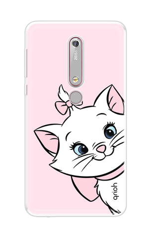 Cute Kitty Soft Cover For Nokia 6.1