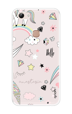 Unicorn Doodle Soft Cover For Vivo Y83