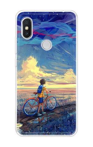 Riding Bicycle to Dreamland Soft Cover for Xiaomi Redmi Y2