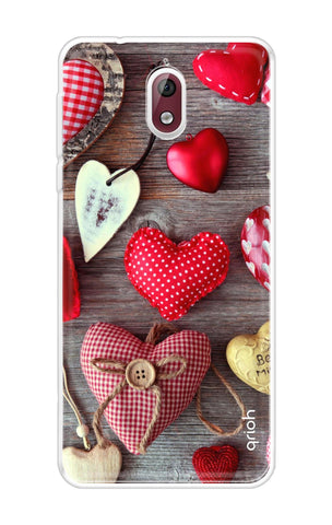 Valentine Hearts Soft Cover for Nokia 3.1