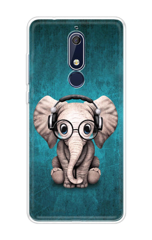 Party Animal Soft Cover for Nokia 5.1