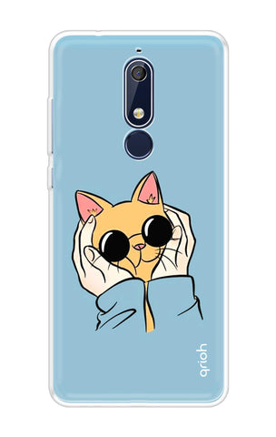 Attitude Cat Soft Cover for Nokia 5.1