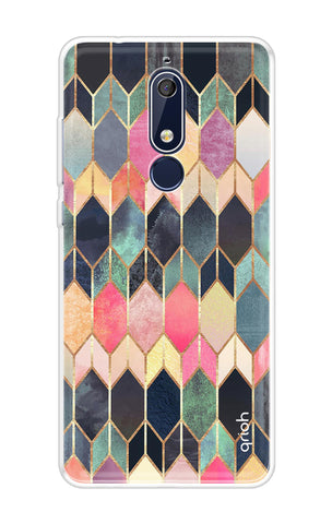 Shimmery Pattern Soft Cover for Nokia 5.1