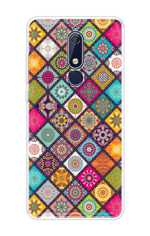 Multicolor Mandala Soft Cover for Nokia 5.1