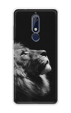 Lion Looking to Sky Soft Cover for Nokia 5.1
