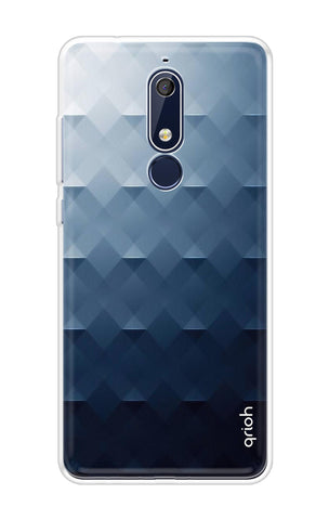 Midnight Blues Soft Cover For Nokia 5.1