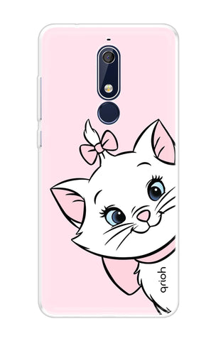Cute Kitty Soft Cover For Nokia 5.1