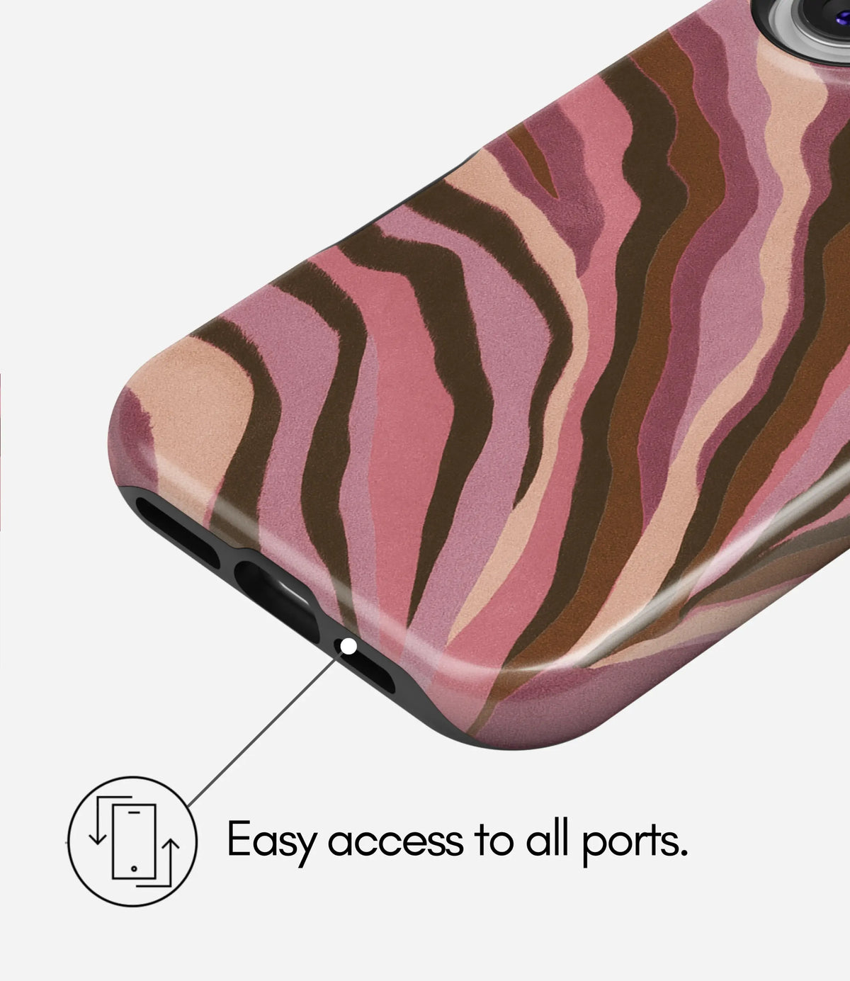 Wild Blush Premium Tough Shining Phone Case (Double Layer) Available For All iPhone Models