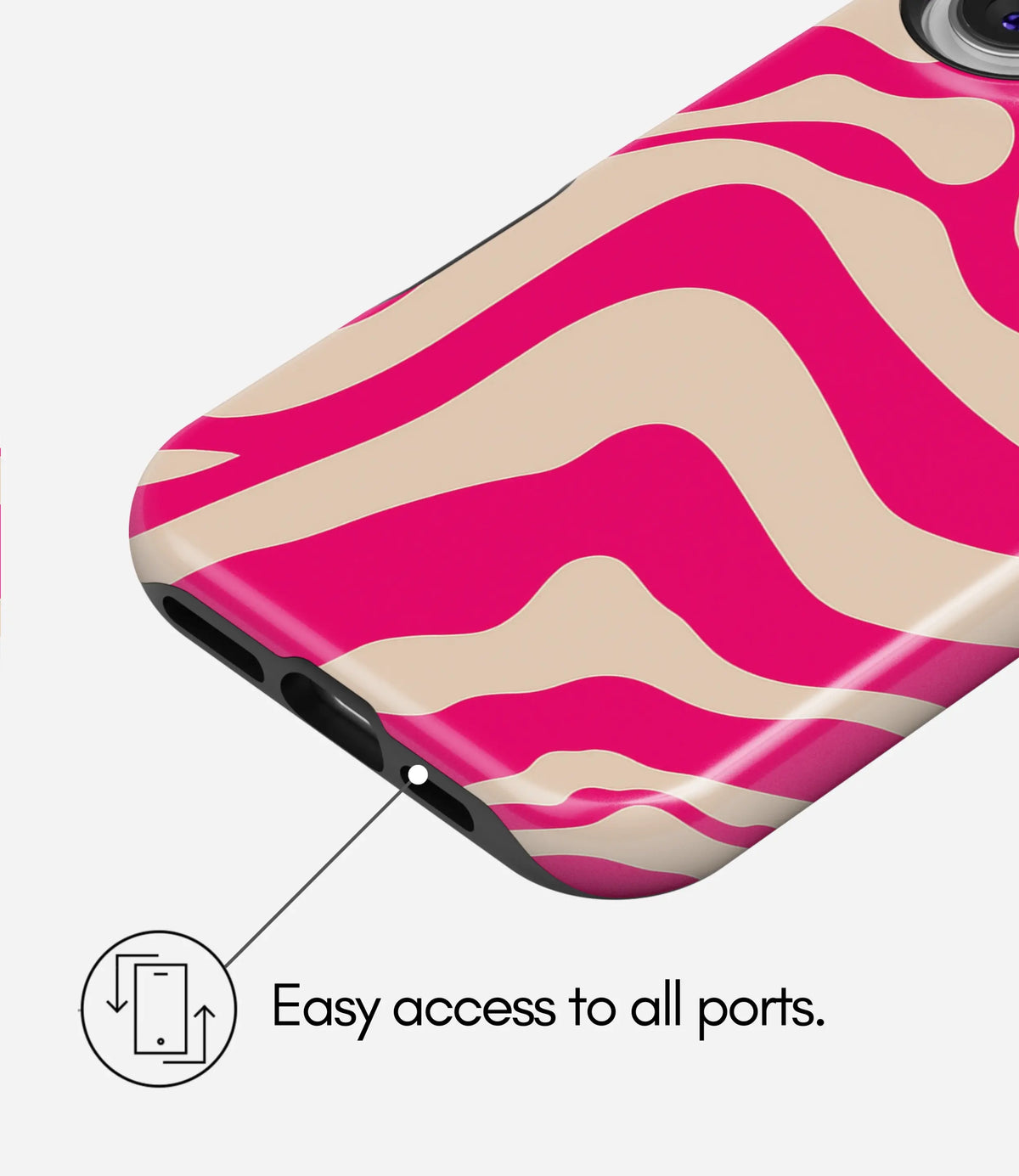 Electric Mirage Premium Tough Shining Phone Case (Double Layer) Available For All iPhone Models
