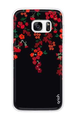 Floral Deco Soft Cover For Samsung S7 Edge