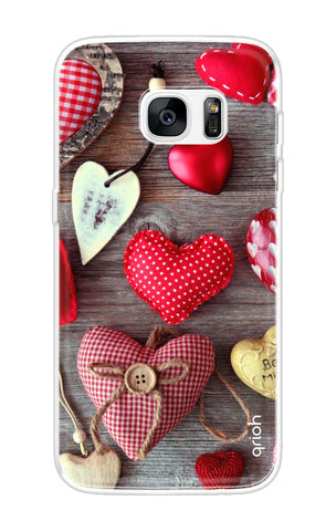 Valentine Hearts Soft Cover for Samsung S7 Edge