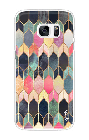 Shimmery Pattern Soft Cover for Samsung S7 Edge