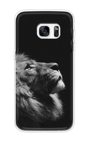 Lion Looking to Sky Soft Cover for Samsung S7 Edge