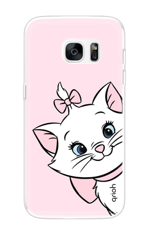 Cute Kitty Soft Cover For Samsung S7 Edge