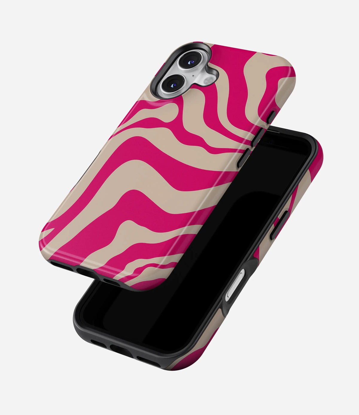Electric Mirage Premium Tough Shining Phone Case (Double Layer) Available For All iPhone Models