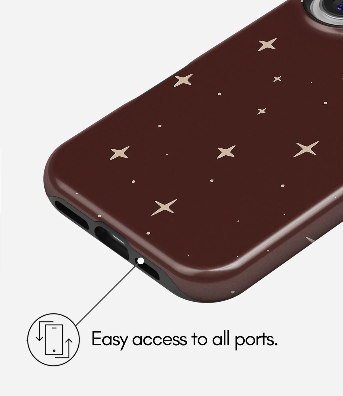 Velvet Skies Premium Tough Shining Phone Case (Double Layer) Available For All iPhone Models