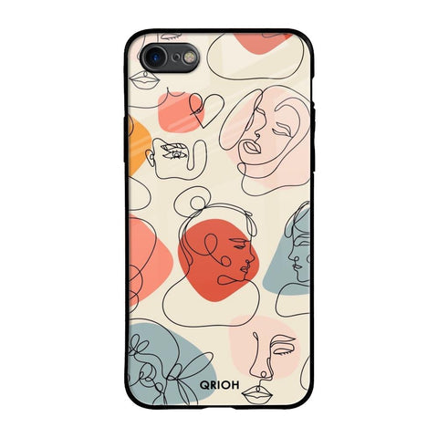 Abstract Faces Glossy Case for iPhone 6